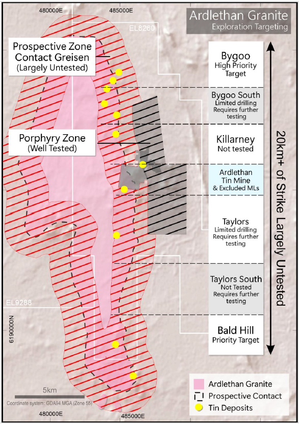 Arlethan Granite Exploration Targeting